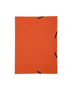 Chemise en carton à élastique sans rabat - A4 - Orange