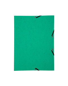 Chemise en carton à élastique sans rabat - A4 - Vert