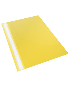 Chemise de présentation à lamelle en polypropylène standard jaune