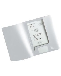 Chemise de présentation polypropylène souple Krea Cover - A4 - Blanc