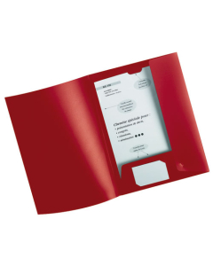 Chemise de présentation polypropylène souple Krea Cover - A4 - Rouge