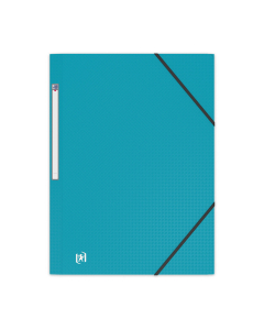 Chemise 3 rabats Oxford Memphis - Polypropylène - A4 - Turquoise