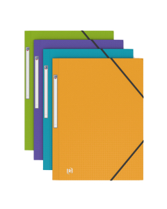 Chemise 3 rabats Oxford Memphis - Polypropylène - A4 - Assortiment pastel