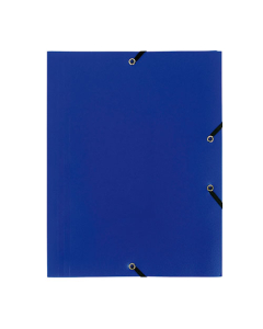 Chemise à élastique 3 rabats Polypropylène 4/10e Opaque Eco - A4 - Bleu
