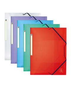 10 x chemises 3 rabats 2NIS Life – Translucide - Dos 3 cm