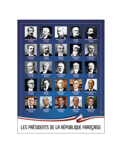 Affiche des présidents de la république