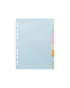 Intercalaires FOREVER - 8 positions - Carte pastel 170g/m²