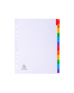 Intercalaires Mylar® A4+ numérique de 1 à 12
