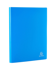 Protège documents polypro souple 60 vues A4 - Bleu clair
