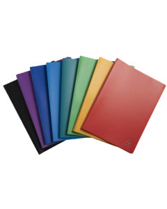 Protège documents polypro souple 60 vues A4 - Coloris Assortis