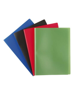 Protège-documents standard 40 pochettes fixes A4 polypropylène rouge