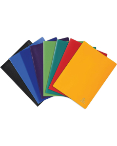 Protège documents polypro souple 80 vues A4 - couleurs assorties
