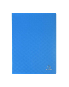 Protège-documents en prolypropylène souple Opak 120 vues A4 bleu clair