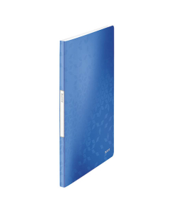 Protège-documents Wow  20 pochettes fixes A4 polypropylène bleu