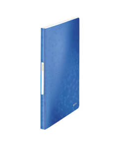 Protège-documents Wow 40 pochettes fixes A4 polypropylène bleu