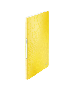 Protège-documents Wow 20 pochettes fixes A4 polypropylène jaune