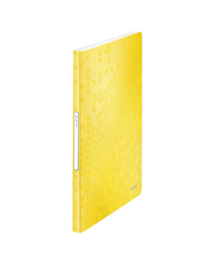 Protège-documents Wow 40 pochettes fixes A4 polypropylène jaune