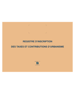 Registre taxes/contribution urbanisme