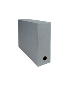 Boîtes de transfert - Dos 90 mm – Papier Toilé – Gris