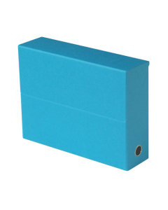 Boîte carton à archives 18/10 - 24x32x9cm bleu clair