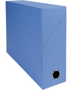 Boîte carton à archives 15/10 - 25,5 x 34 x 9cm bleu clair