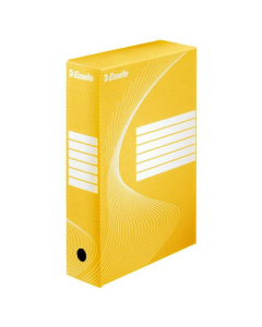 Lot de 25 boîtes à archives Vivida Boxy 100 jaune
