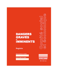 Registre des dangers graves et imminents
