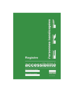 Registre d’accessibilité aux personnes handicapées
