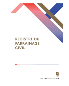 Registre des parrainages civils