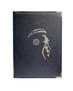 Porte-formulaire Marianne "mariage" - Bleu marine - 22 x 31,5 cm