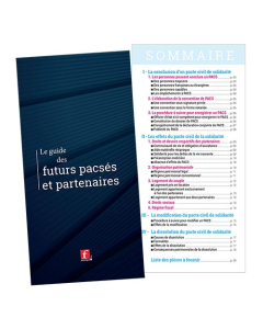 Guide des futurs pacsés et partenaires - Guide du PACS