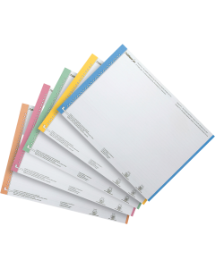 Sachet de 10 planches d'étiquettes n°10 coloris assortis