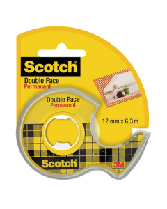 Adhésif double face Scotch sur dévidoir rouleau de 12mmx6,3m