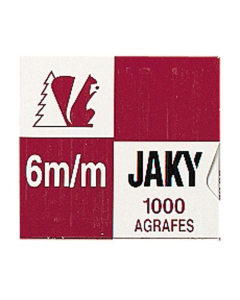 Agrafes Jaky 6 - boîte de 1000
