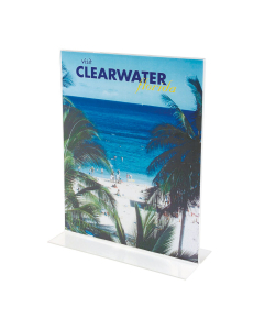 Porte-visuel droit vertical A5 - Recto / verso