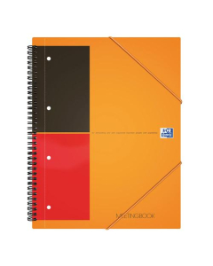Cahier bloc-note Meetingbook perforé 29,7x22,5cm ligné Oxford International