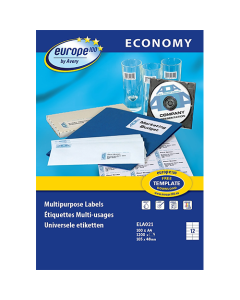 4000 étiquettes multi-usage - 105 x 48 mm - Blanc
