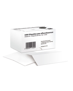 Boîte de 1000 étiquettes pour affranchissement 140x40mm - 2/planche