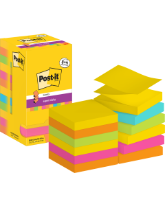 Pack 8 + 4 gratuits blocs Post-it - Z-Notes super sticky - 76 x 76 mm
