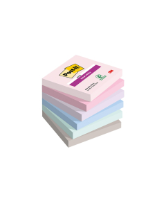 6 blocs notes super sticky - 76 x 76 mm - Collection soulful