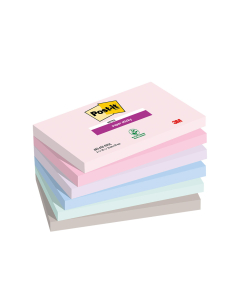 6 blocs notes super sticky - 76 x 127 mm - Collection soulful