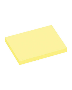 Lot de 12 blocs de notes 76x102mm jaune