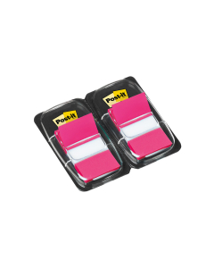 2 x 50 marque-pages Post-it® - 25.4 x 43.2 mm- Rose