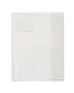 Protège-cahier format 24x32cm cristal incolore