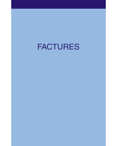 Manifold imprimé "Carnet de factures" 10x15,5 cm autocopiant 50 dupli