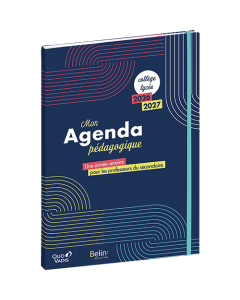 Agenda sept-sept PEDAGOGIQUE  21x29,7 cm. 12 mois. Couverture Papier / Carton Multicolore