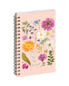 Agenda EUROTIME 16S  9x16 cm. 12 mois. Couverture Chemin des marettes  rose