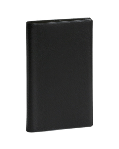 Agenda Espace 17 plastique - 9 x 17,5 cm - Noir