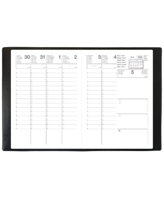 Agenda Semainier Calypso plastique - 10 x 15 cm