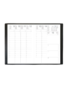 Agenda semainier plastique sans mémo - 16 x 24 cm